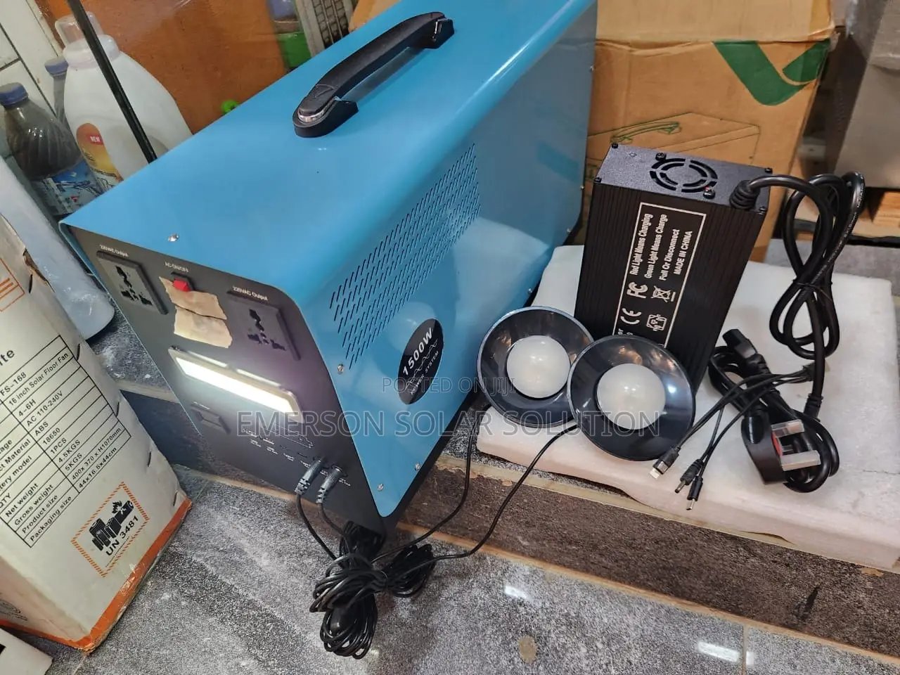 All Top 1500w Solar Generator With 350w Solar Panel.