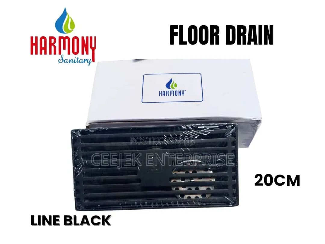 High Quality 20cm Black Flooe Drain