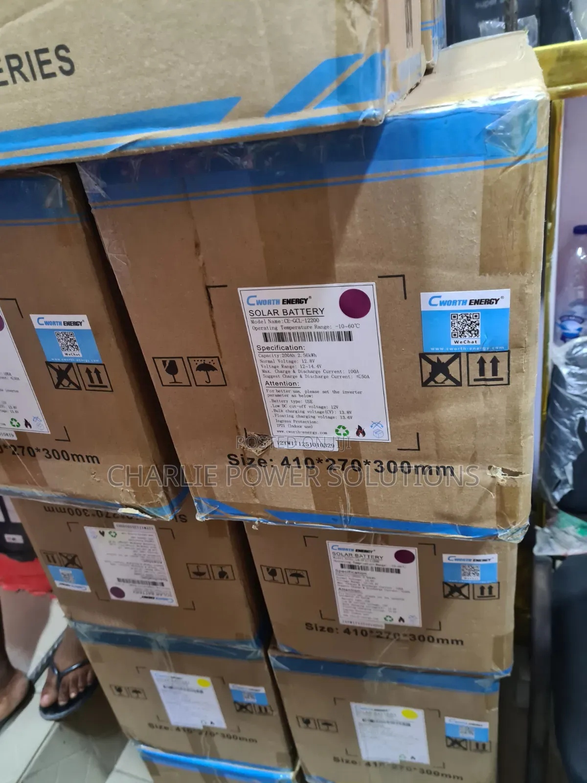 Cworth 2.56kwh 200ah 12v Lithium Battery