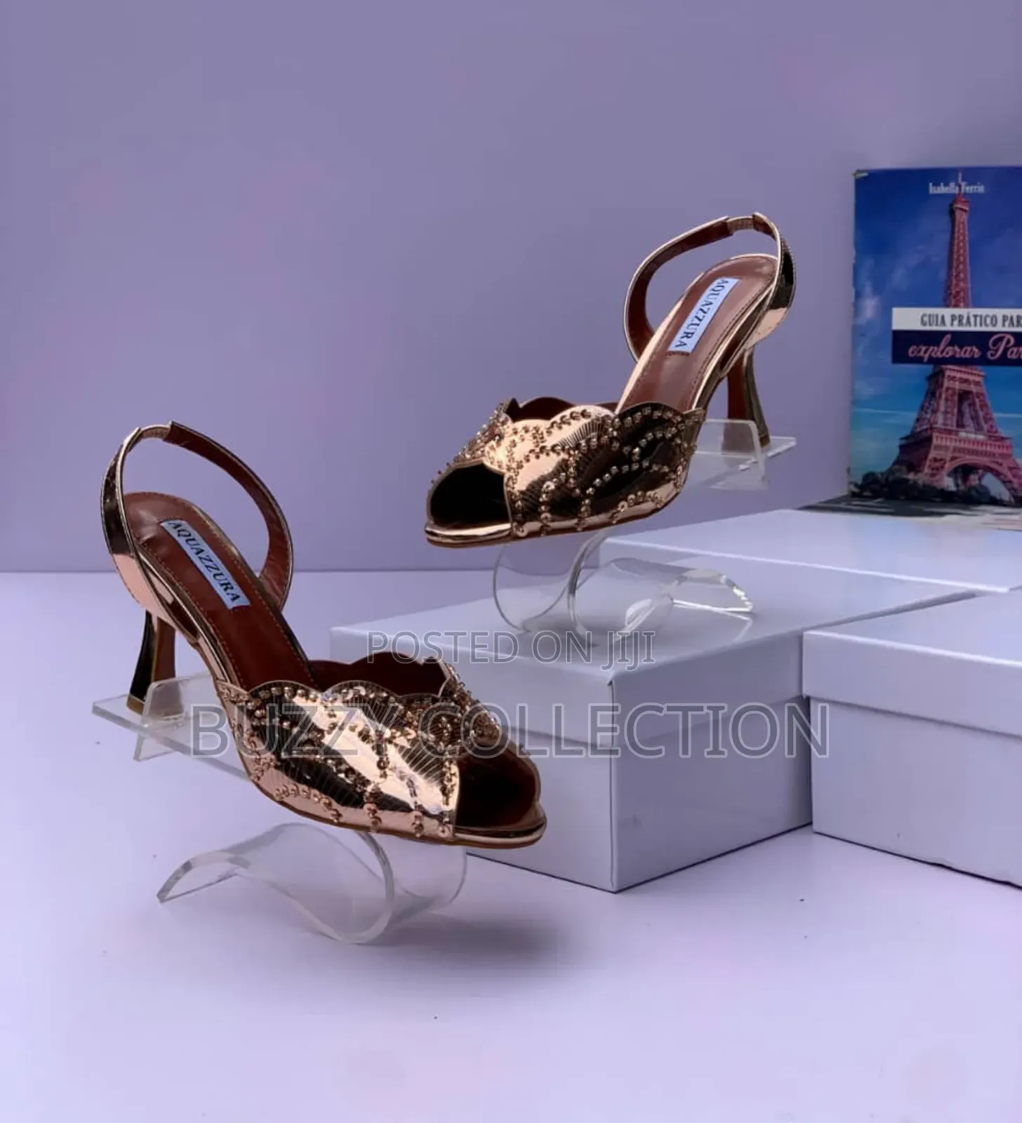 Premium Quality Aquazzura Low Heel Sandals