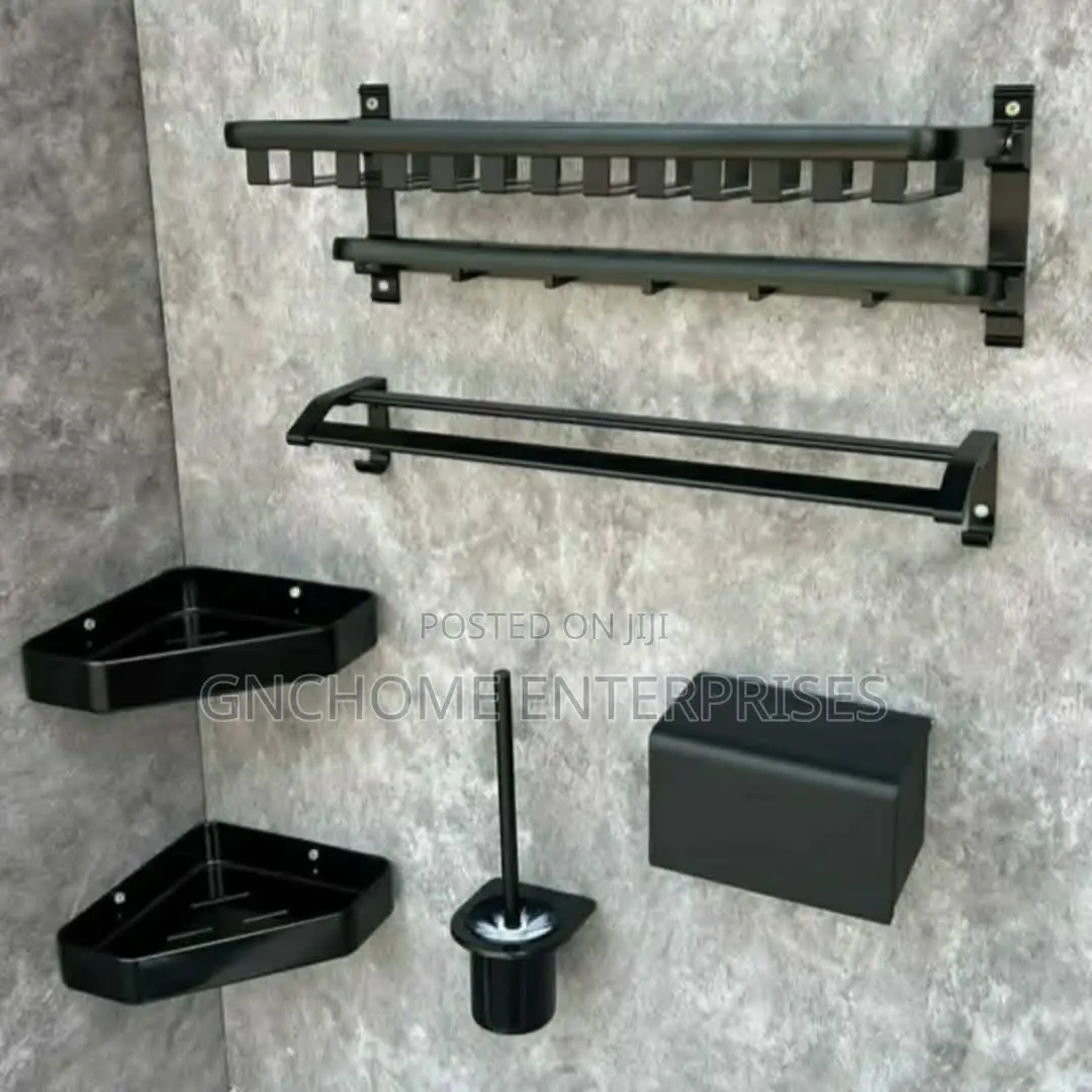 Multiple Towel Accessories Black