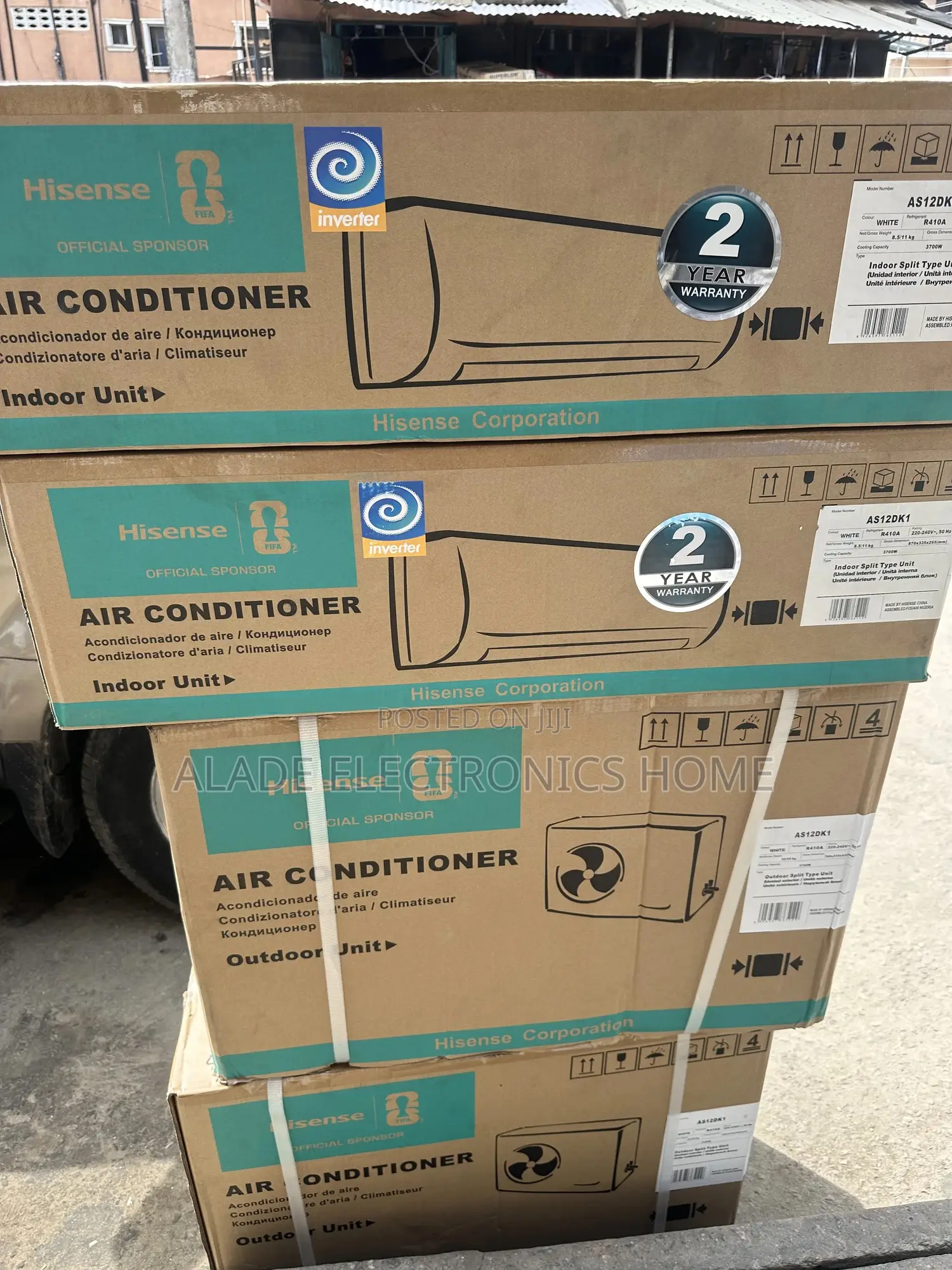 Hisense 1.5hp Inverter Ac Super Cool. 5yrs Waranty