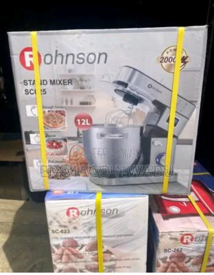Rohnson 2000w Heavy Duty 12l Commercial Stand Mixer (Model Sc-625)