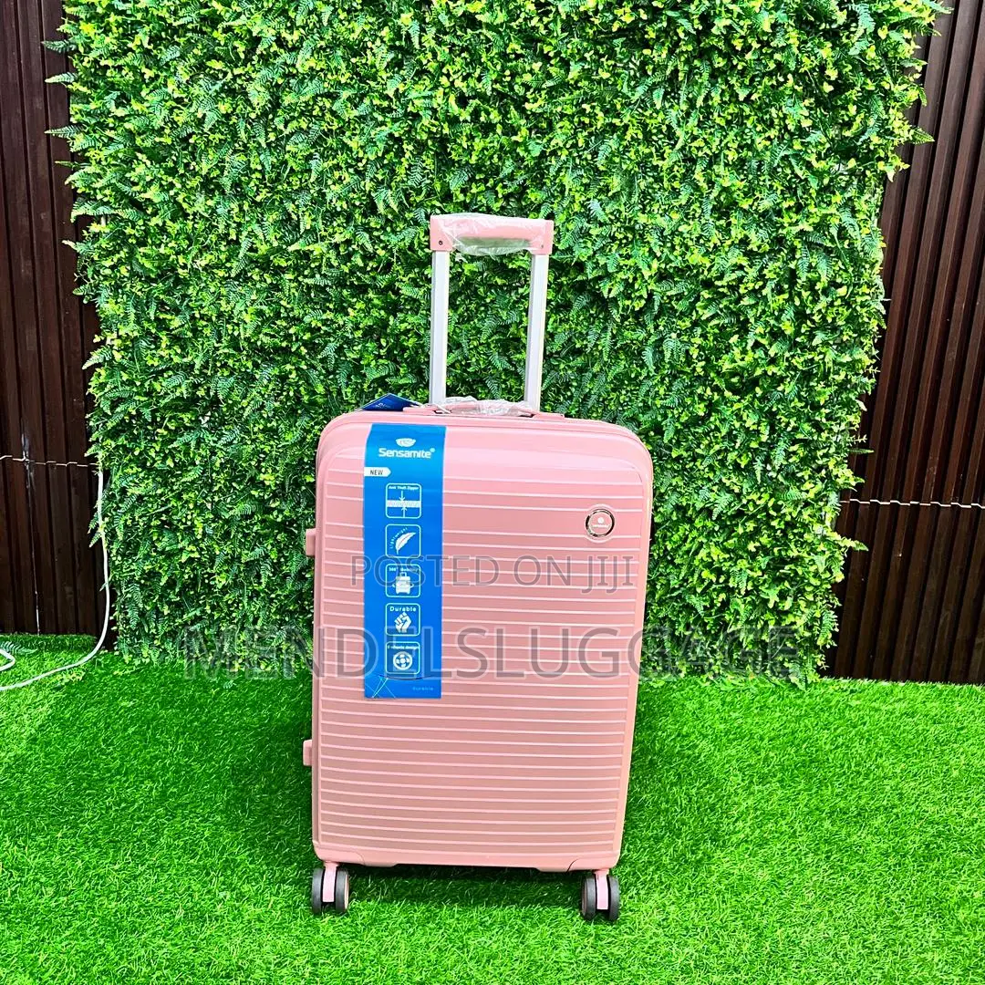 Pink Abs Hard Travel Suitcase Set With 360° Wheels