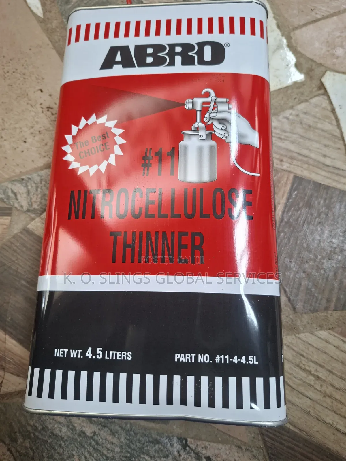 Abro Nitrocellulose Thinner 4.5 Liters
