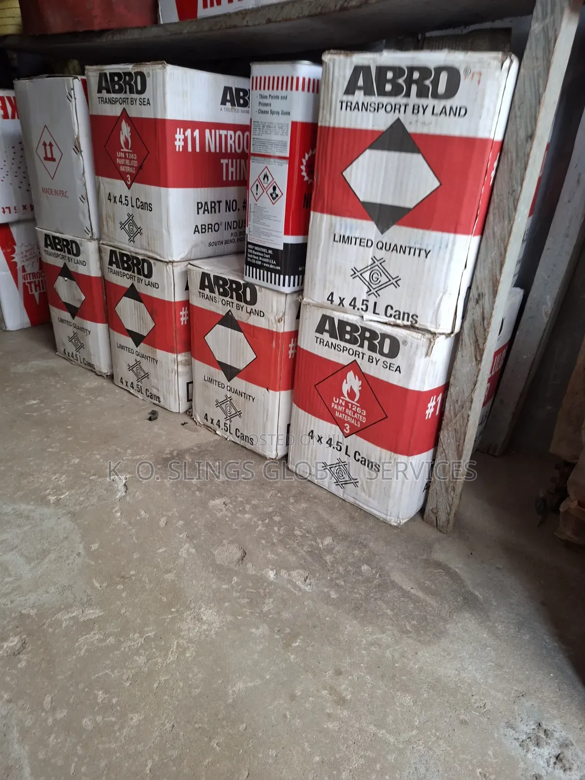 Abro Nitrocellulose Thinner 4.5 Liters