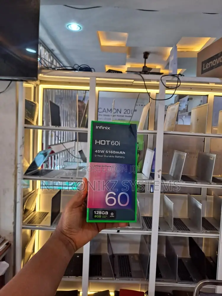 New Infinix Hot 60i 128 GB Black