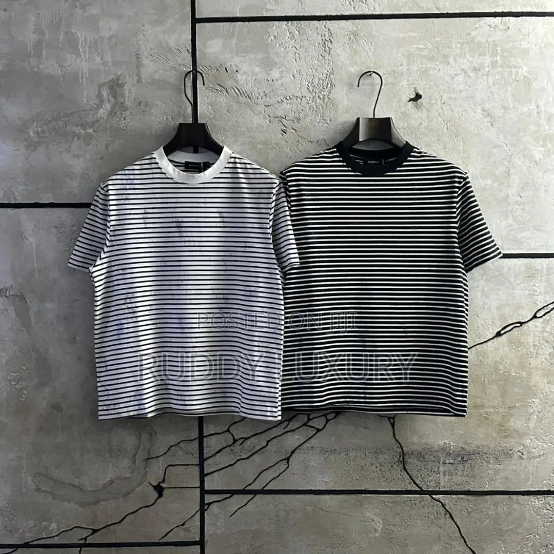 Luxury Stripe Compression Tees