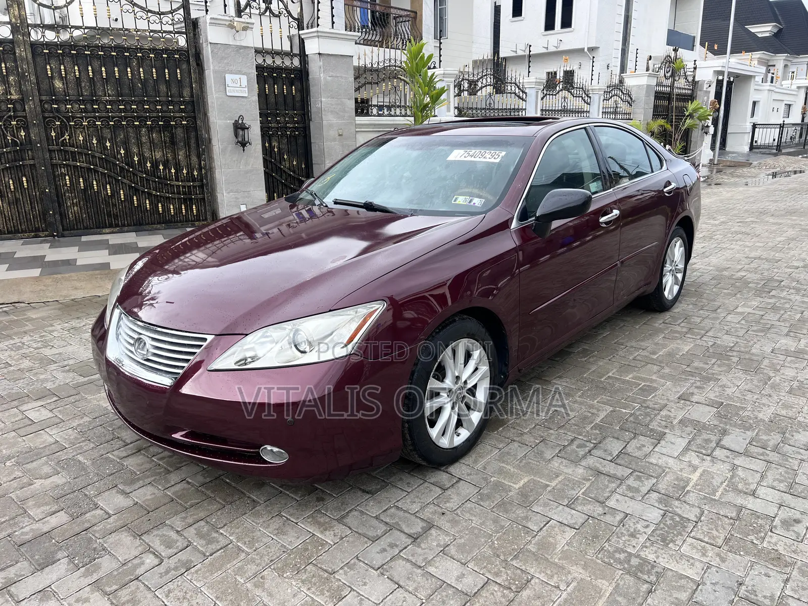 Lexus ES 350 2008 Red