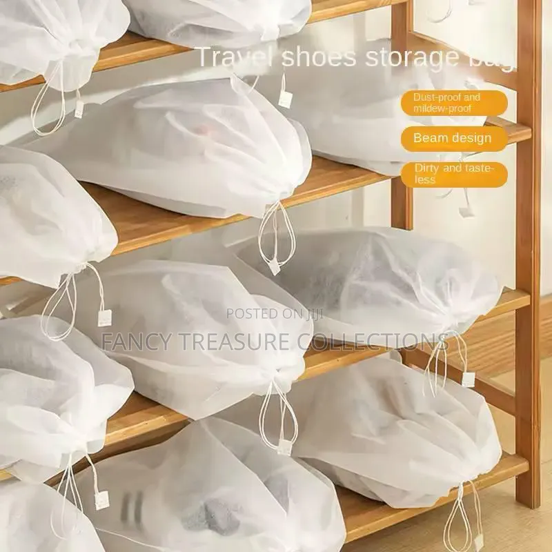 10pcs Shoe Dustproof Bags Storage Bag Covers