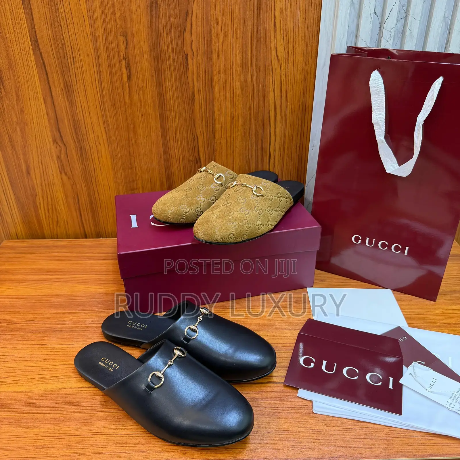 Luxury Gucci Horsebit Mules.