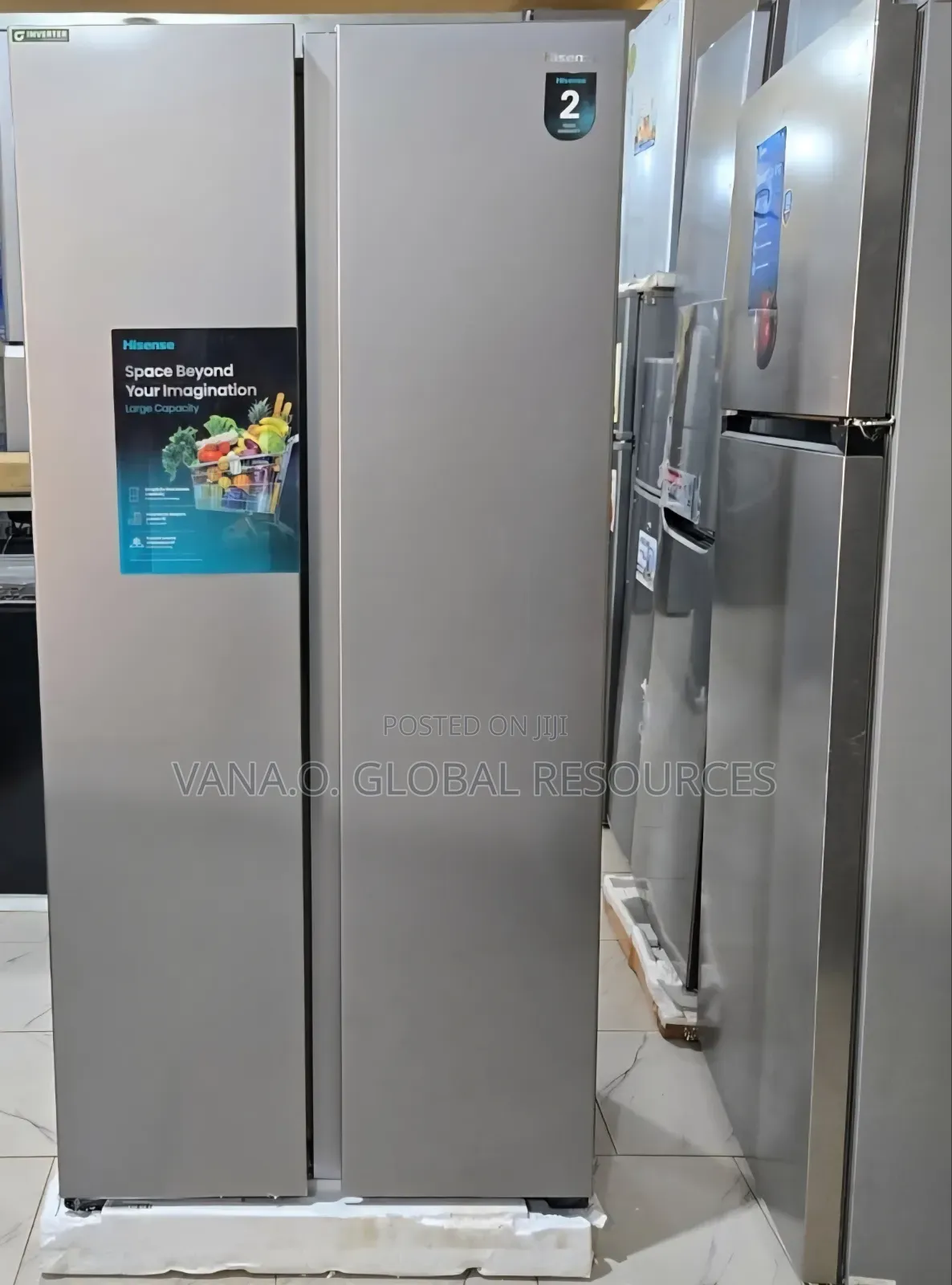 Hisense Side by Side Door Fridge