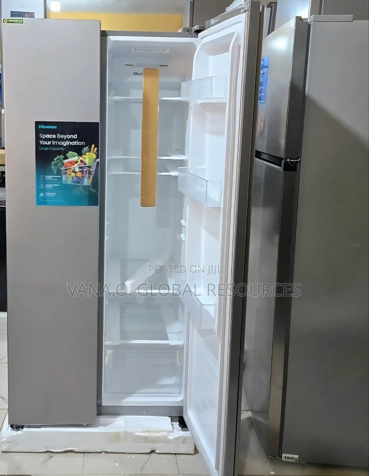 Hisense Side by Side Door Fridge