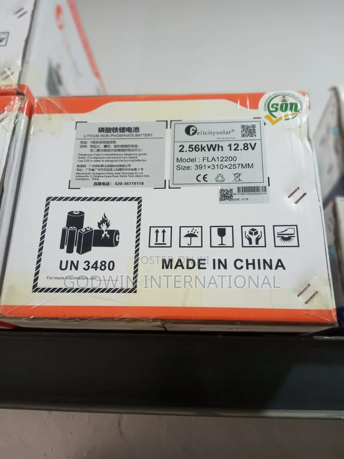 Felicity Lithium Battery 2.5kwh 12v