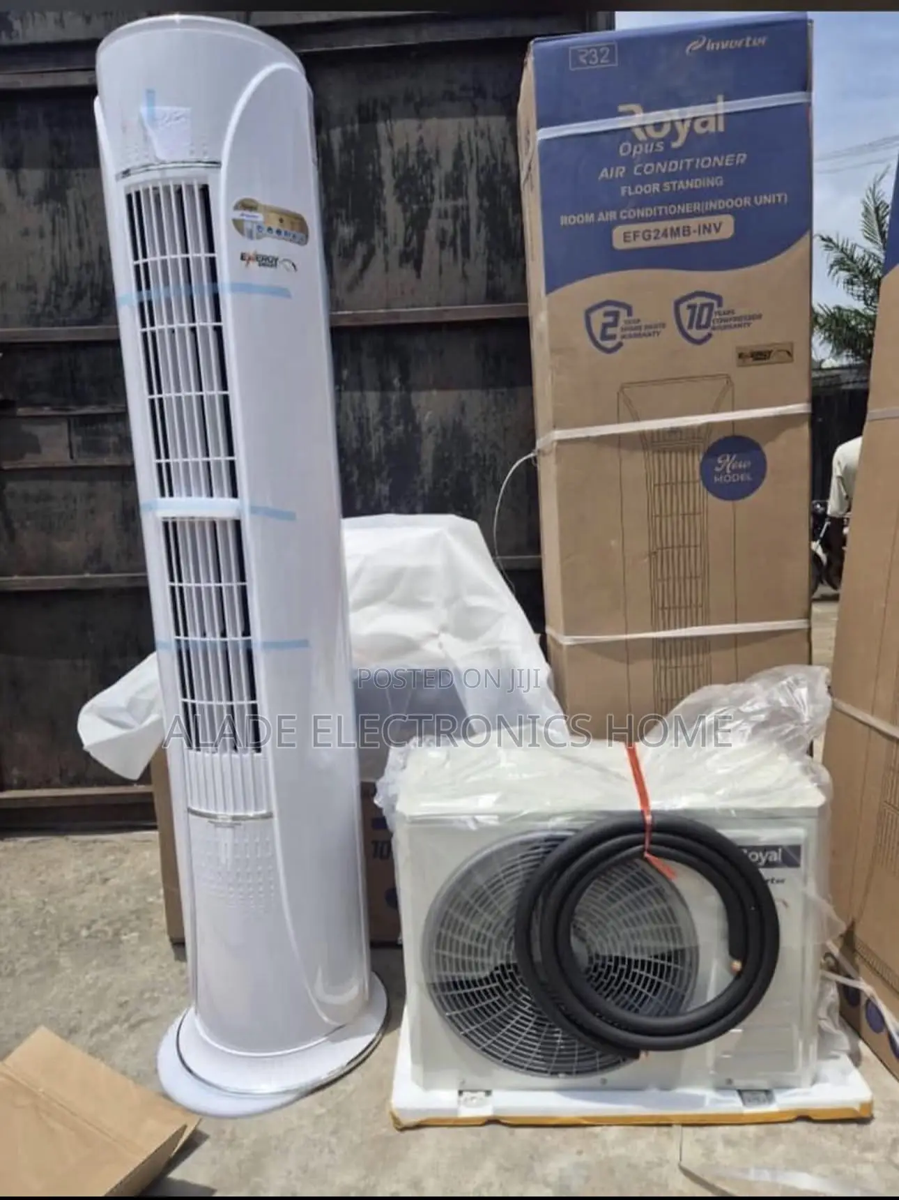 3hp” Royal Inveter Floor Standing Ac. 10yrs Waranty