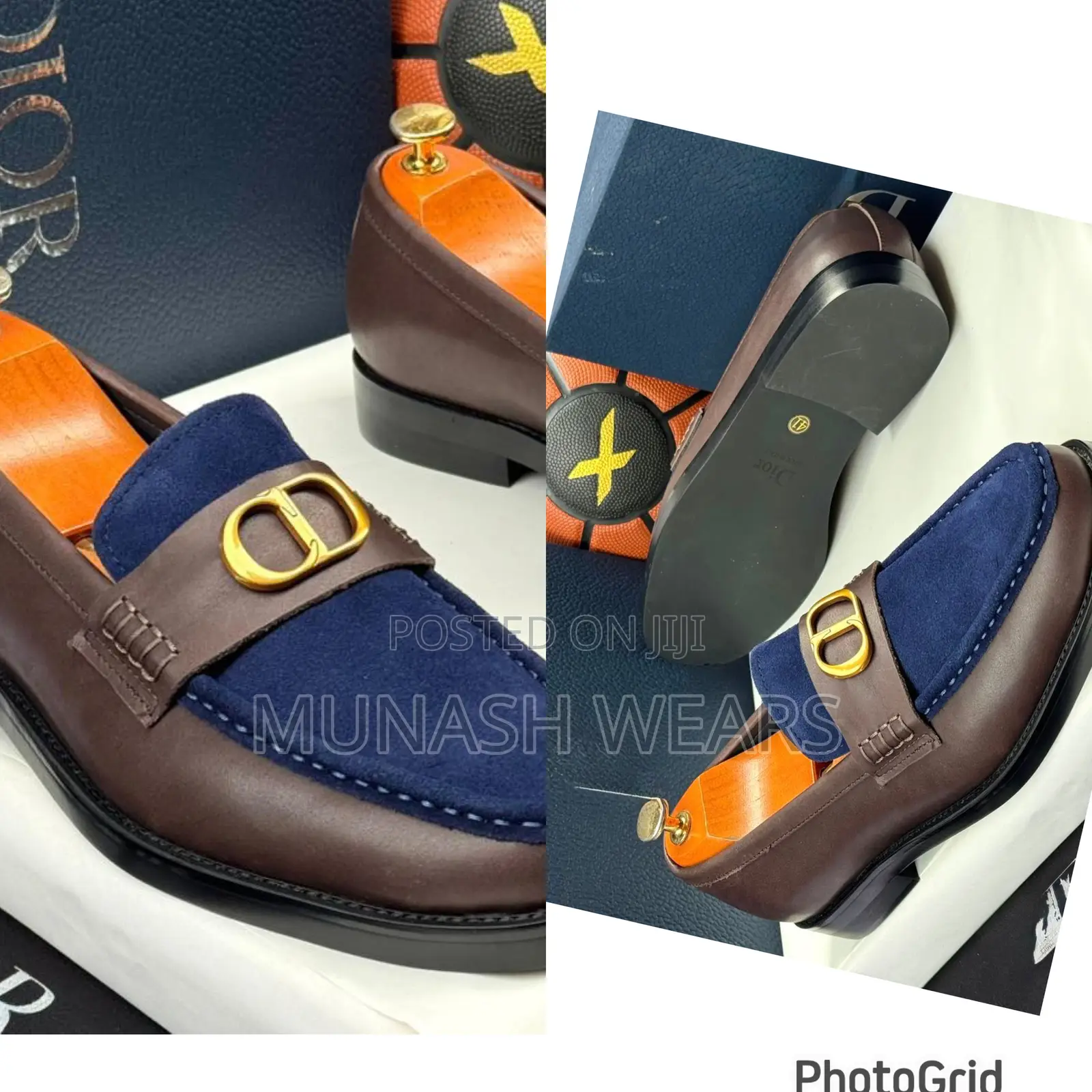 Dior Mix Blue Loafers Shoe 40-46