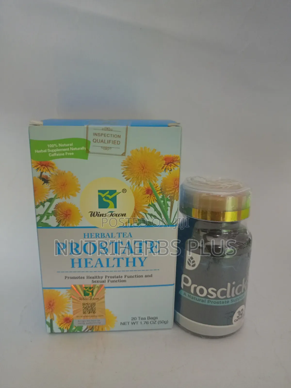 Wins Town Prostate Healthy Tea Prosclick Natural Prostate Care Caps