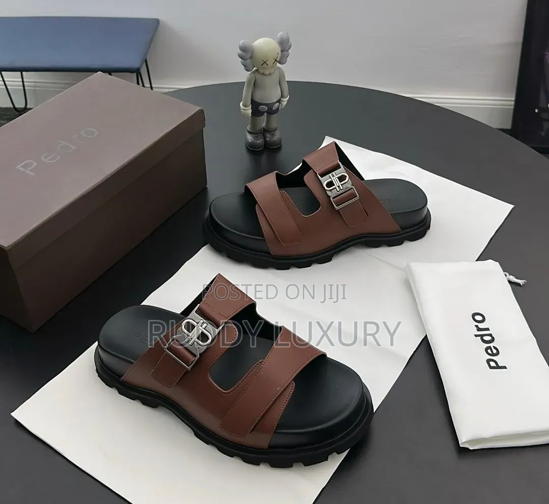 Pedro Signature Double Strap Slides