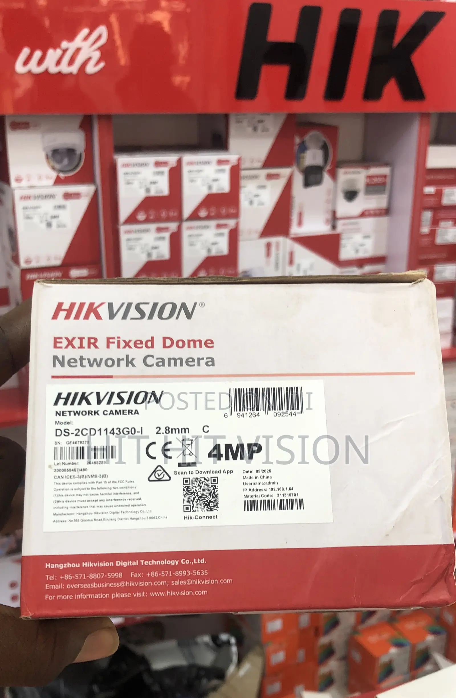 Hikvision Ip 4mp Indoor Camera