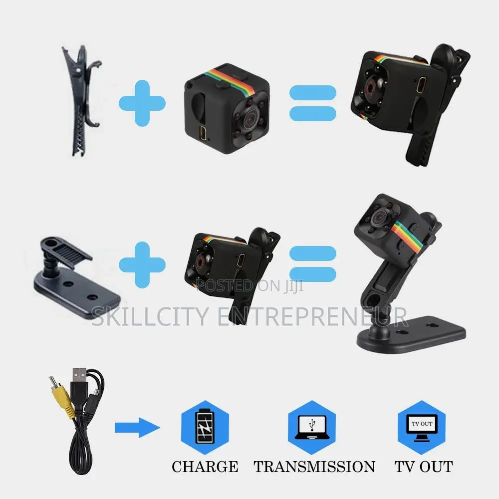 Sq11 Mini Camera 1080p Sports Dv DVR Night Vision Monitor