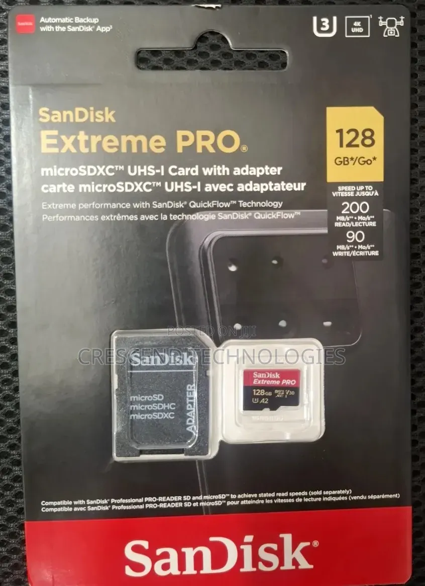 128gb Extreme Pro Micro Sd Card