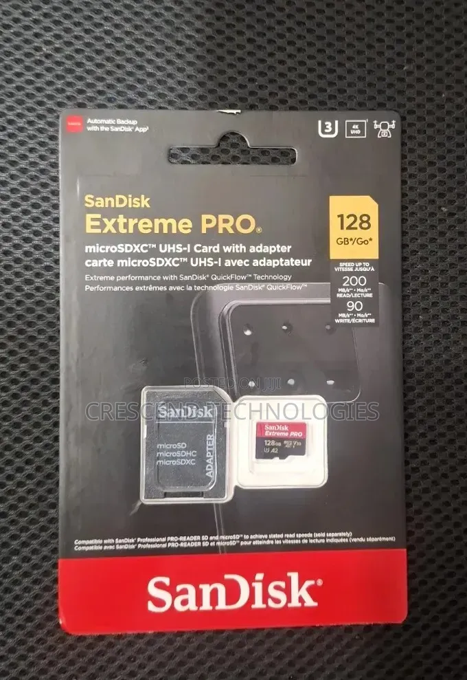 128gb Extreme Pro Micro Sd Card