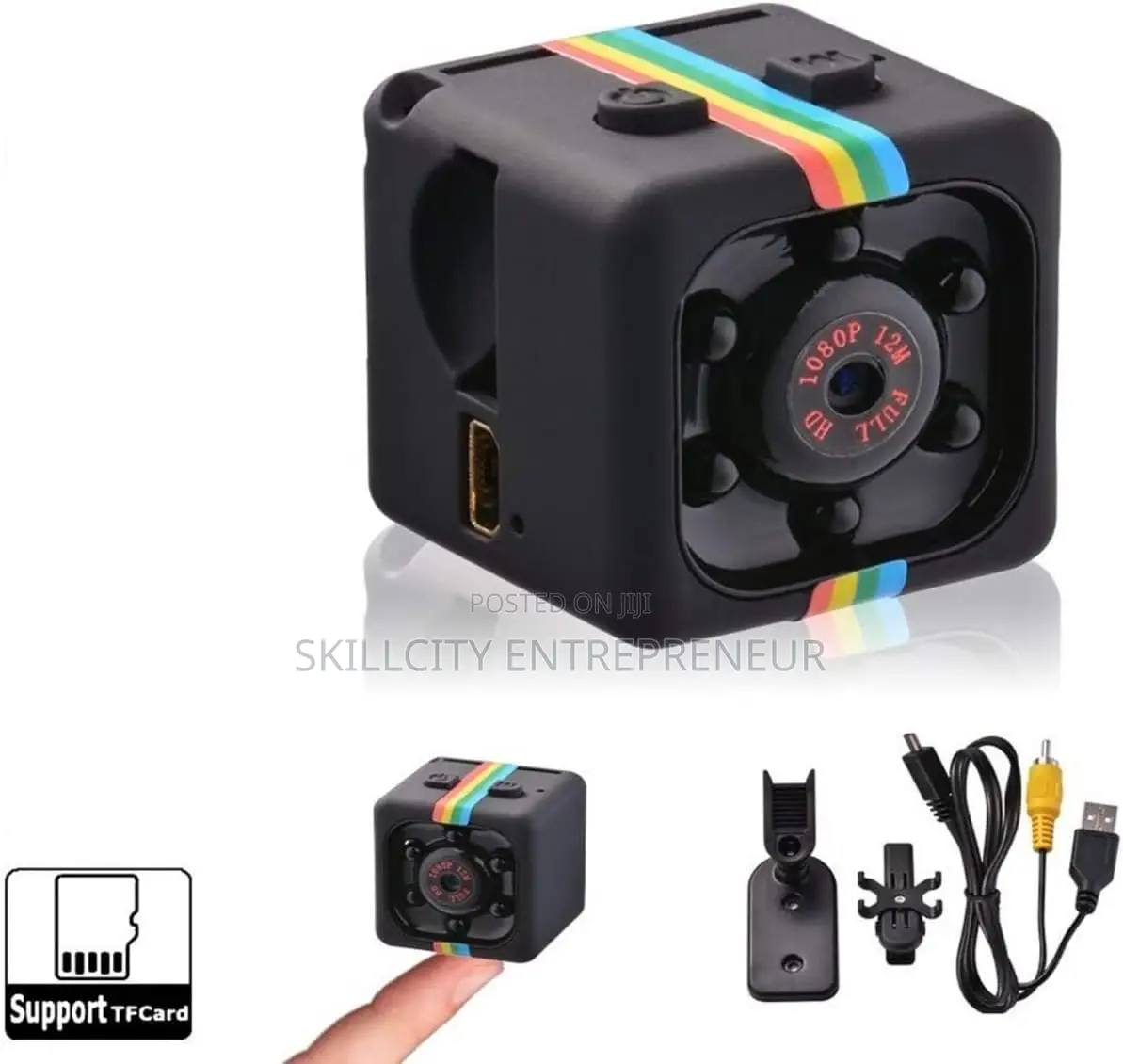 Sq11 Mini Camera 1080p Sports Dv DVR Night Vision Monitor