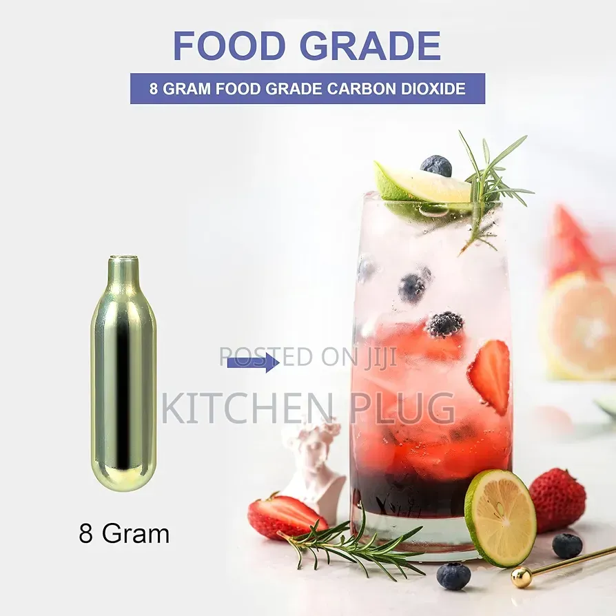 Co2 8g Soda Cartridges for Soda Maker 『 Seltzer Water Cartridges 』