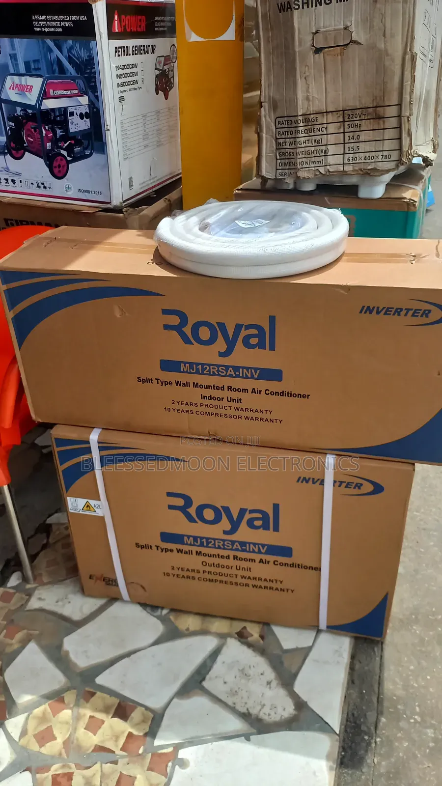 Royal Inverter Split Unit Ac 2hp R410 Inverter 10 Yrs Warranty