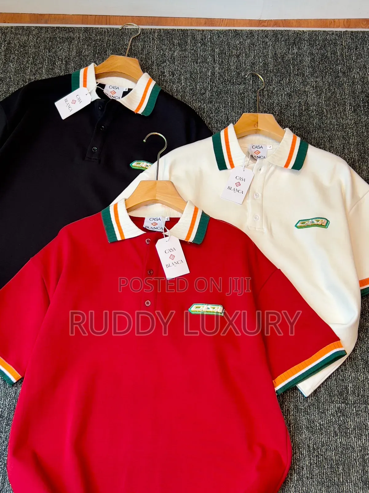 Designer Contrast Collar Polo