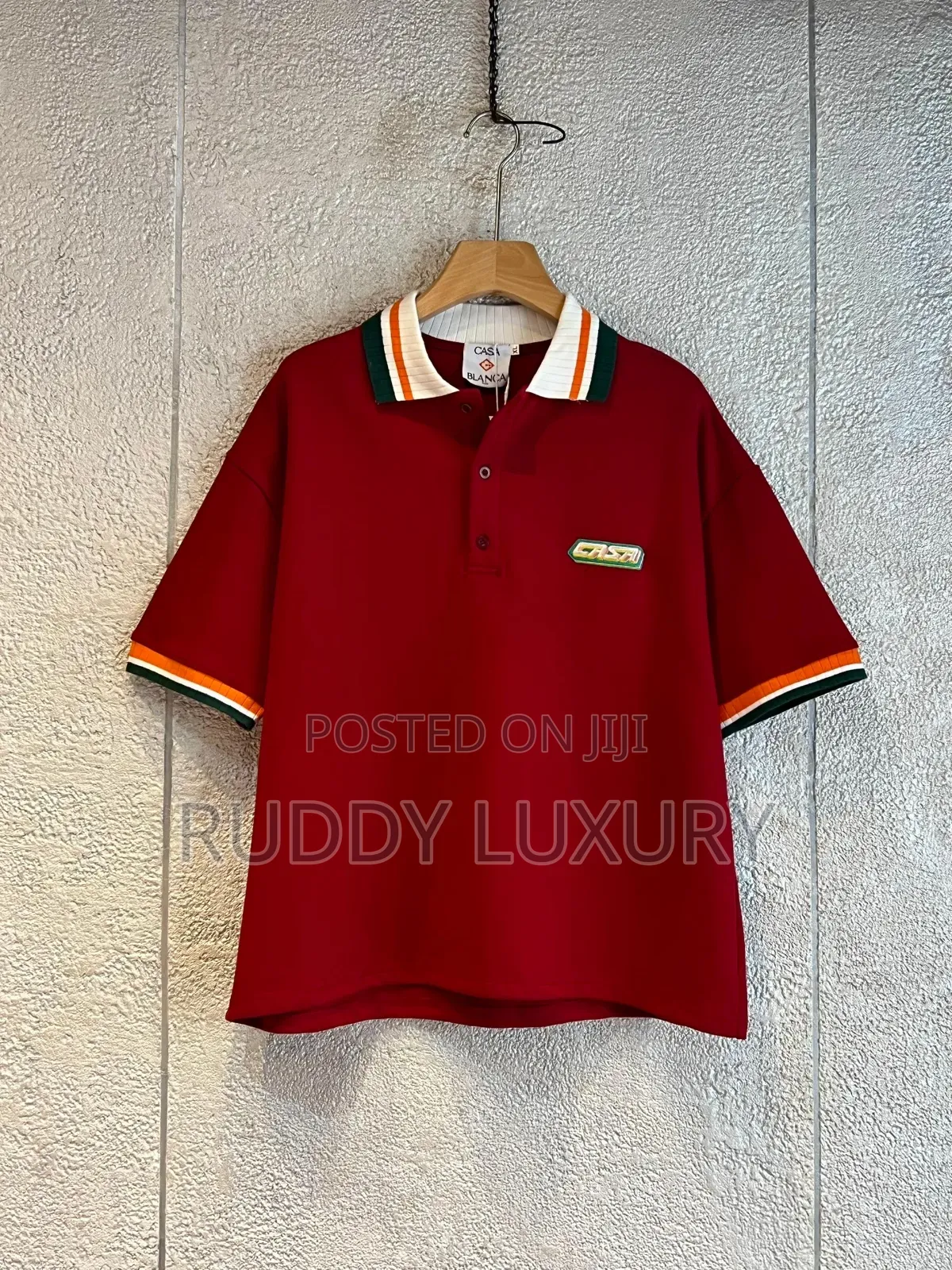 Designer Contrast Collar Polo