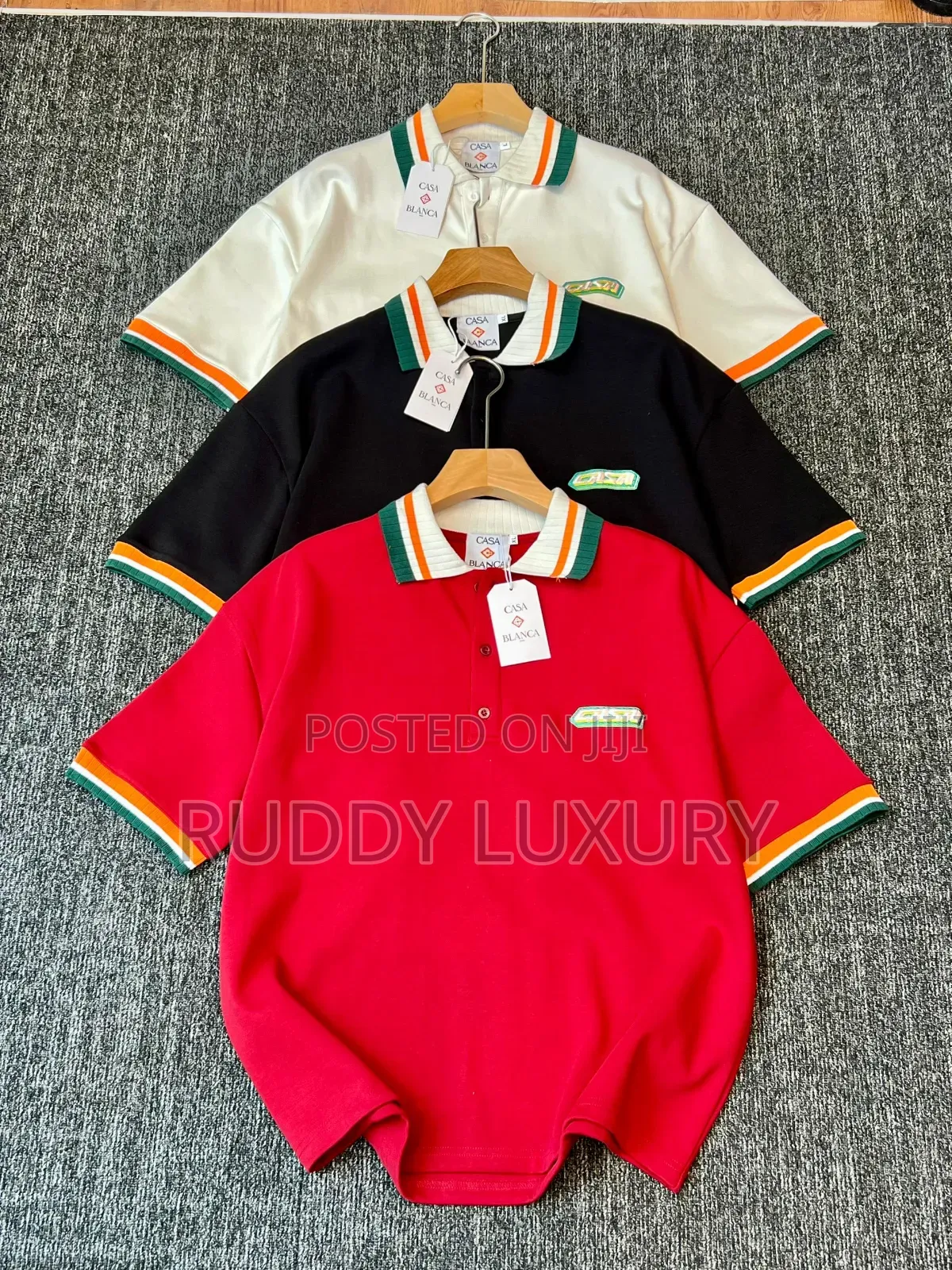Designer Contrast Collar Polo