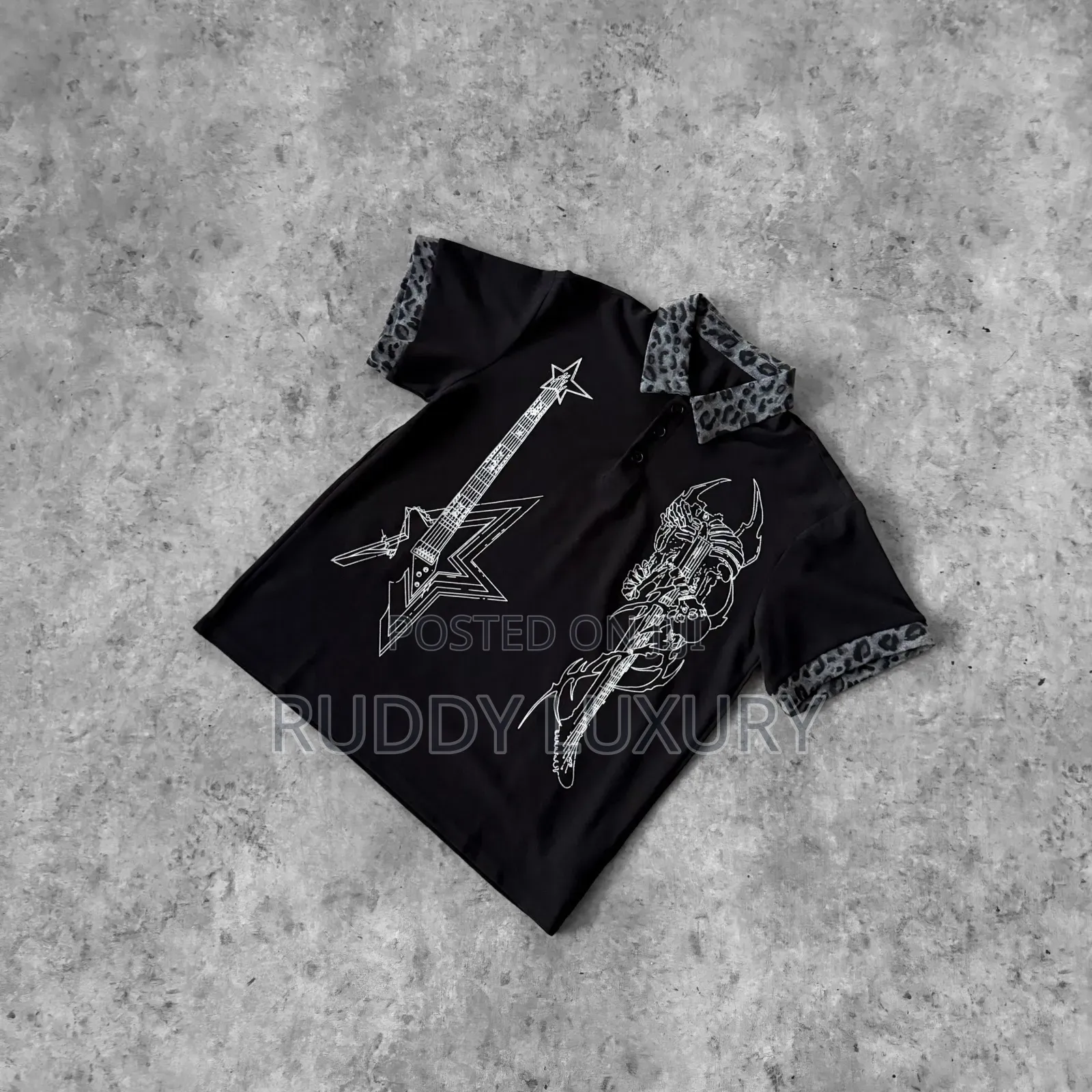 Luxury Graphic Statement Shirt