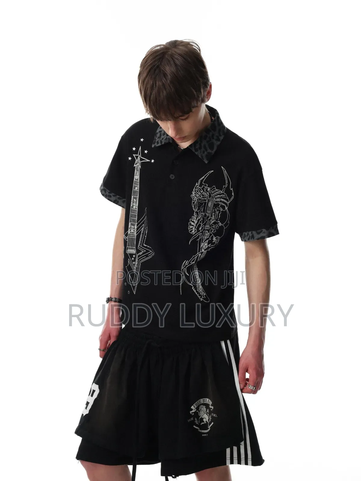 Luxury Graphic Statement Shirt