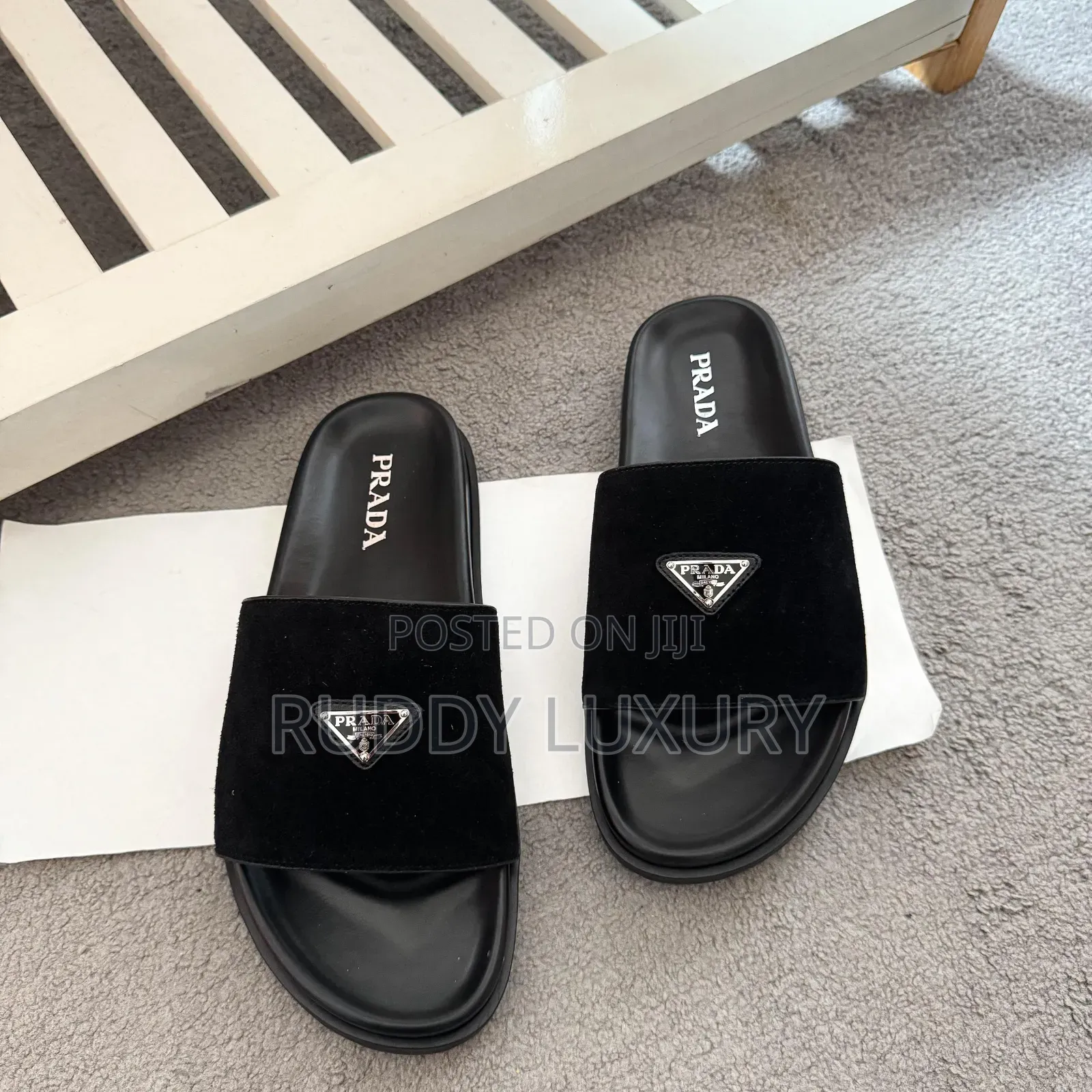 Prada Inspired Comfort Slides