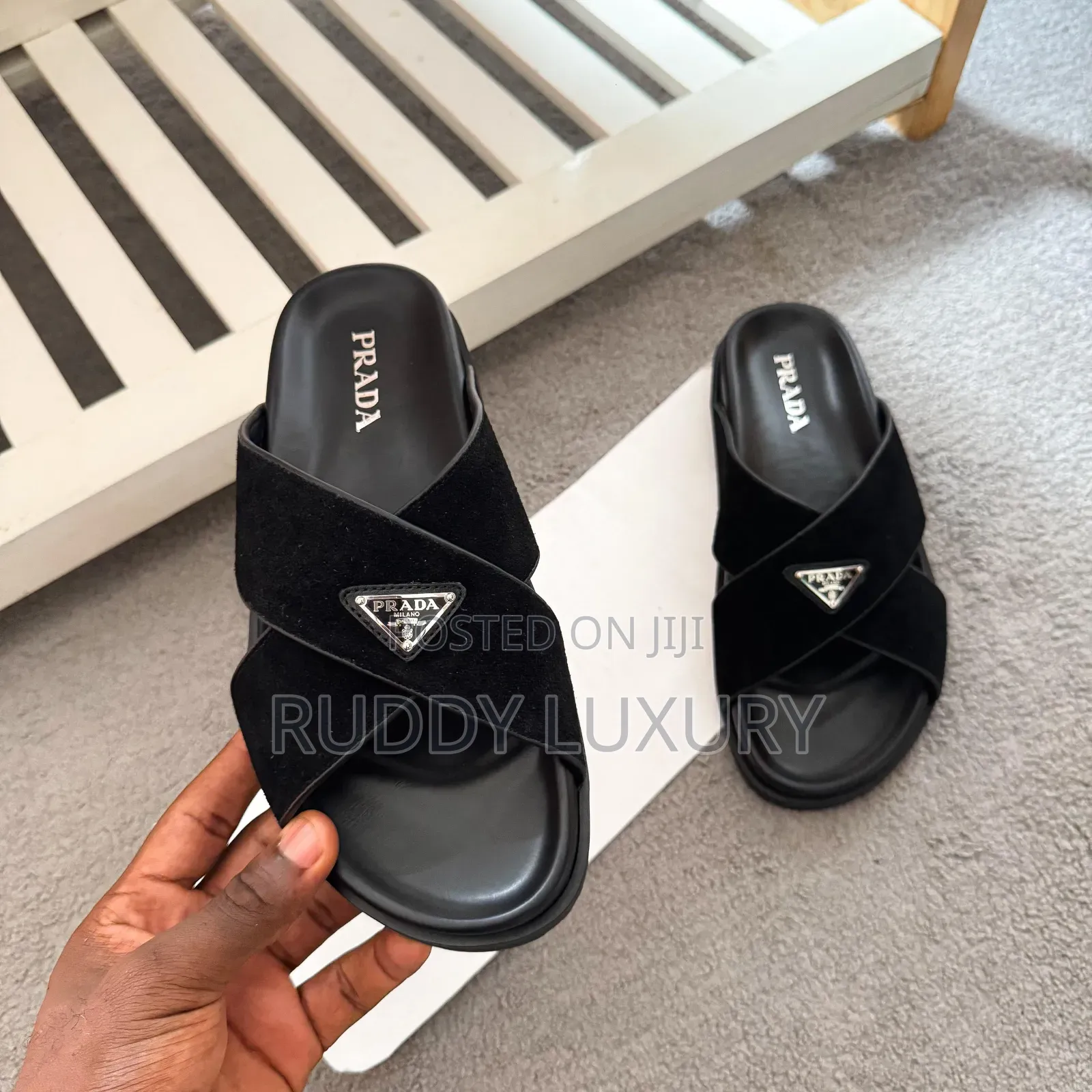 Prada Inspired Comfort Slides