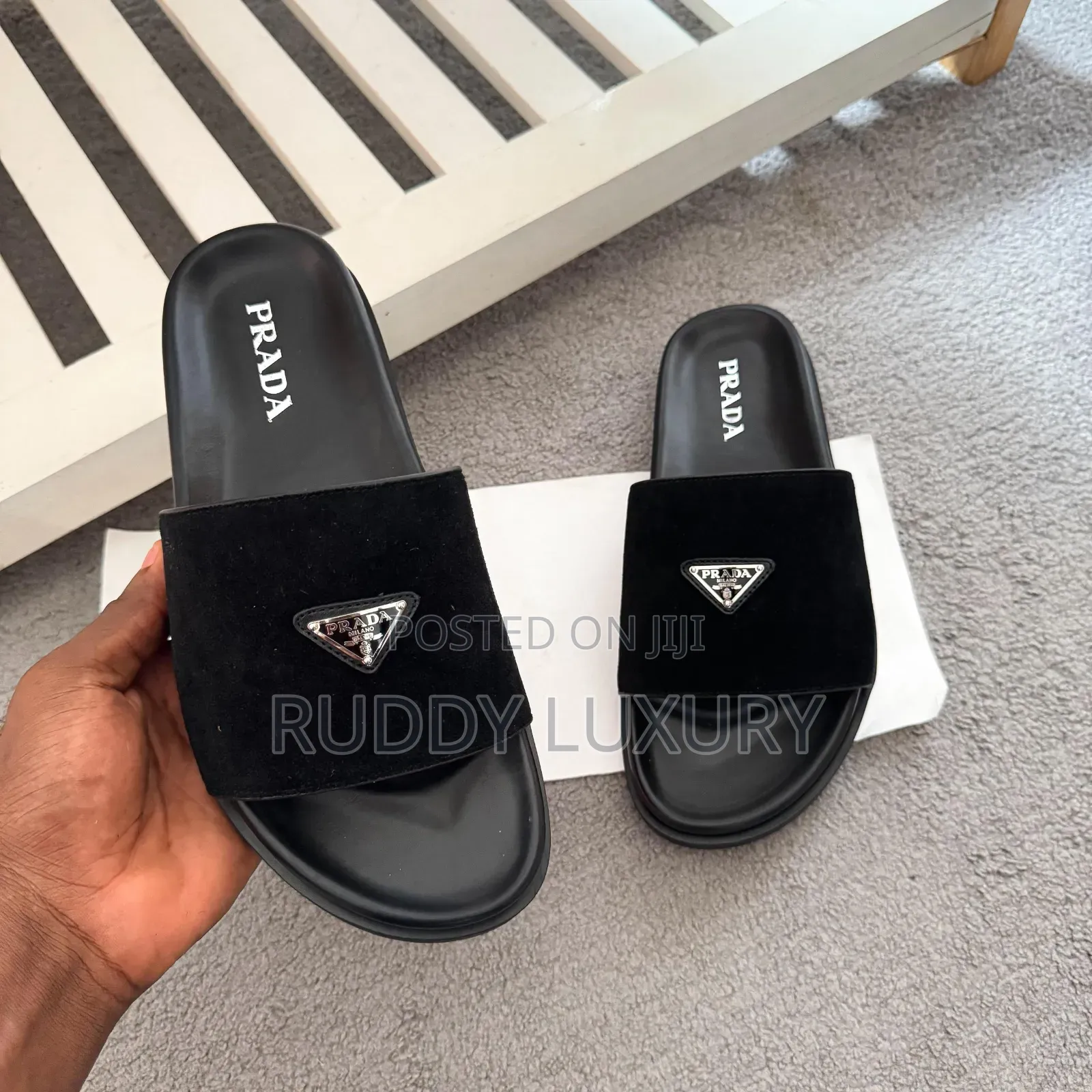 Prada Inspired Comfort Slides