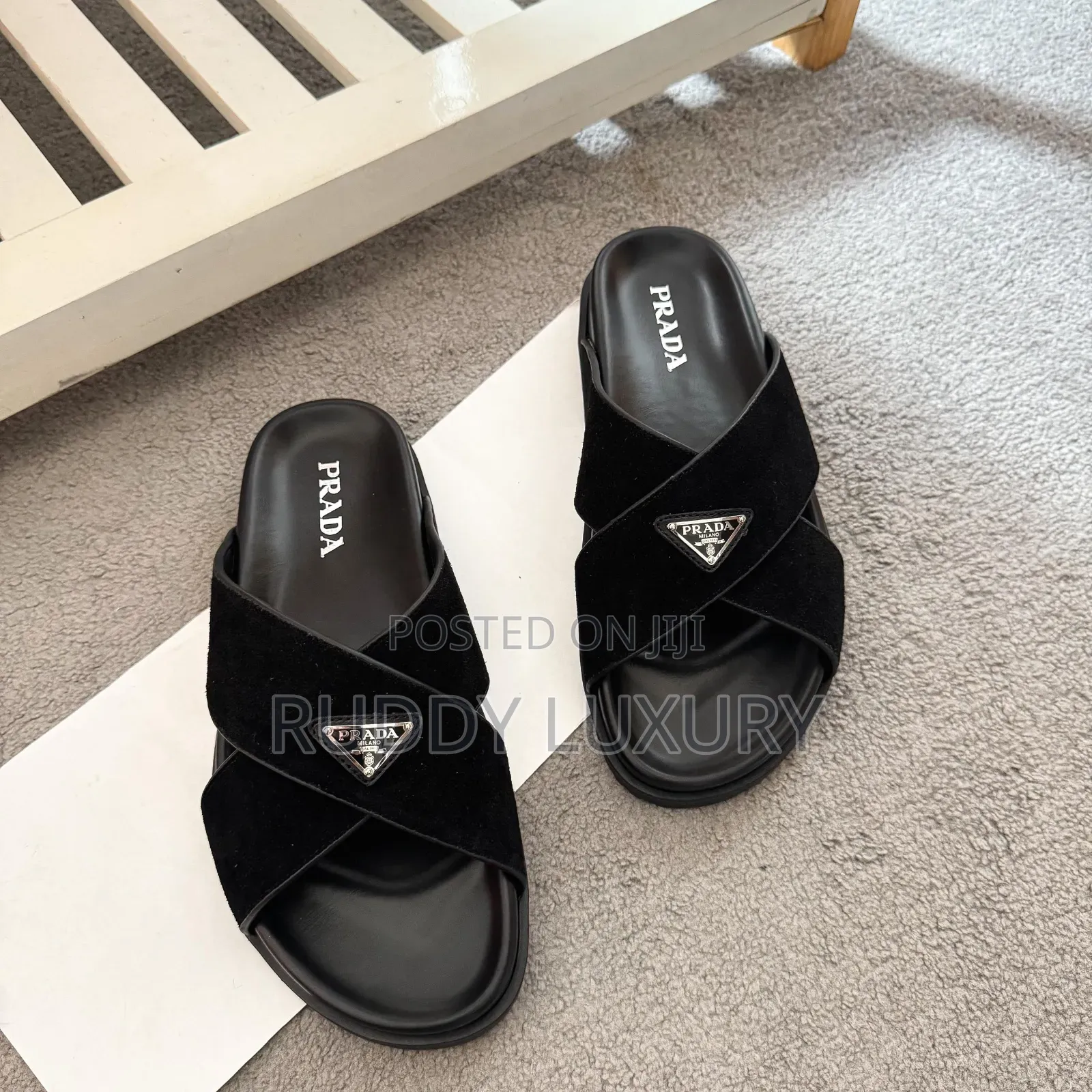 Prada Inspired Comfort Slides