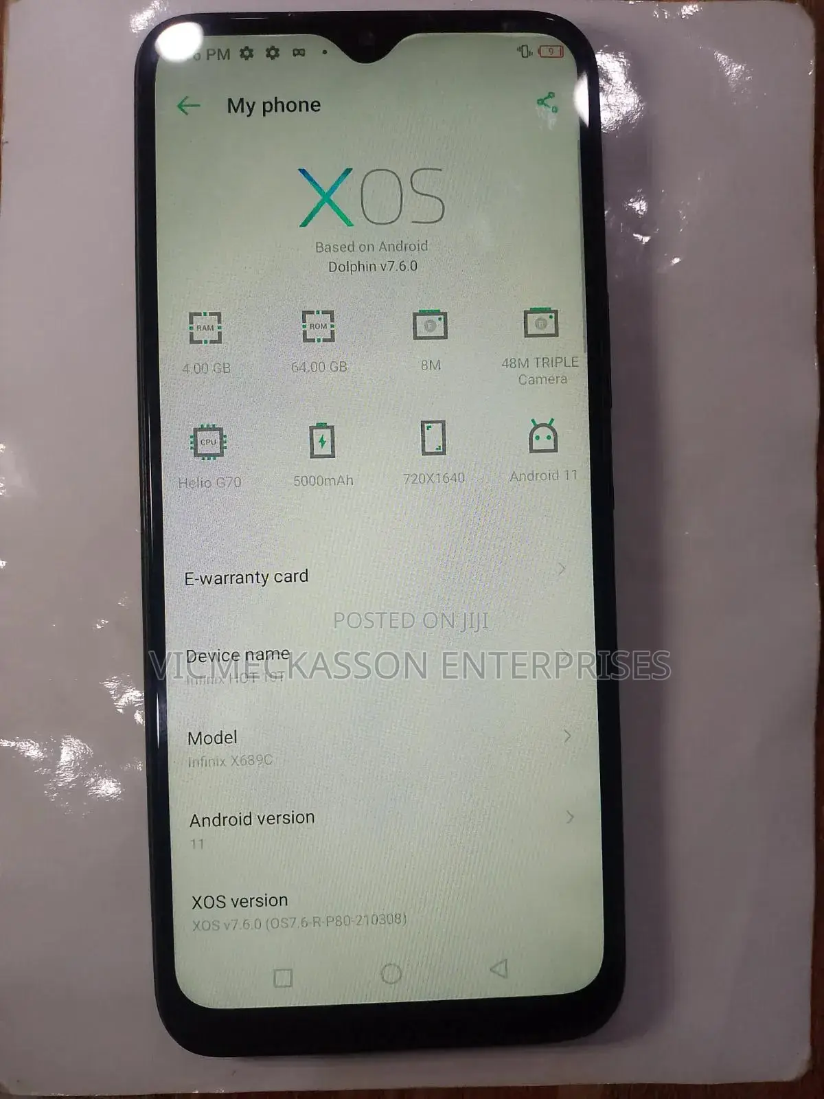 Infinix Hot 10T 64 GB Gray