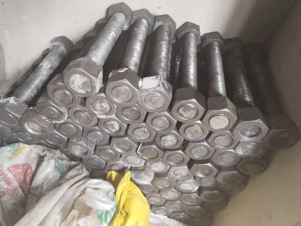 Stud Bolts and Nuts or Heavy-Duty Bolts and Nuts.