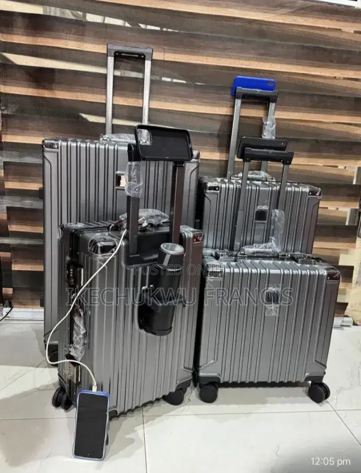 Black Luxury Aluminium Luggage