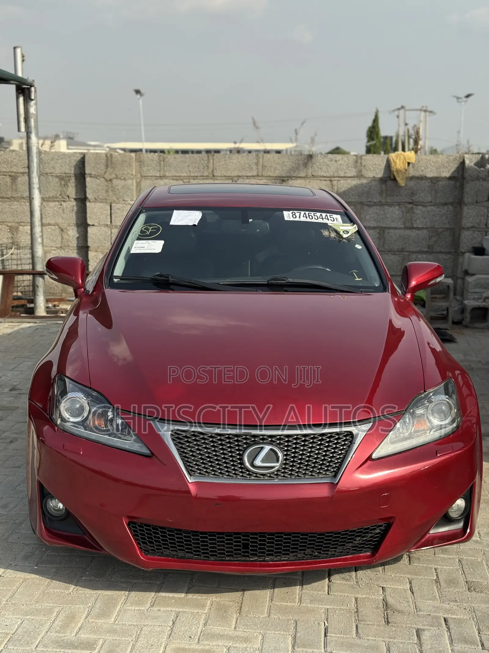 Lexus IS 350 2012 Red