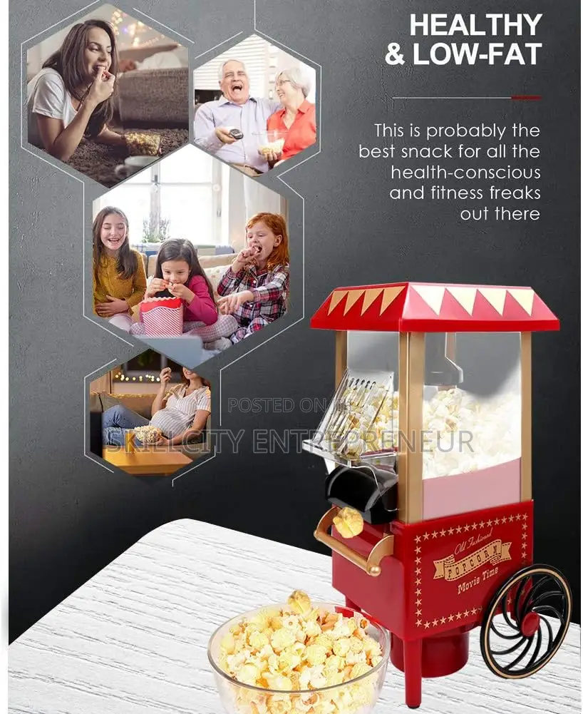 Popcorn Machine Mini Portable Household
