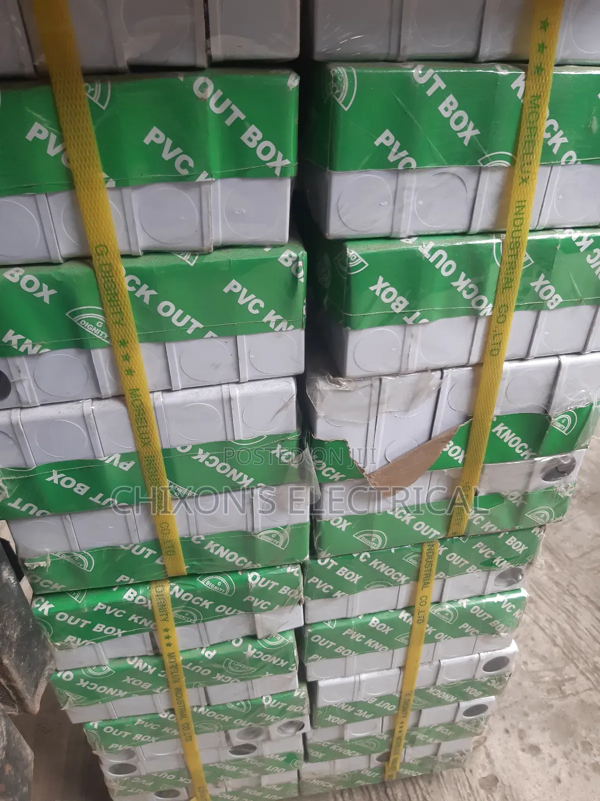 3x3,3x6 PVC Knock Out Box Diginity