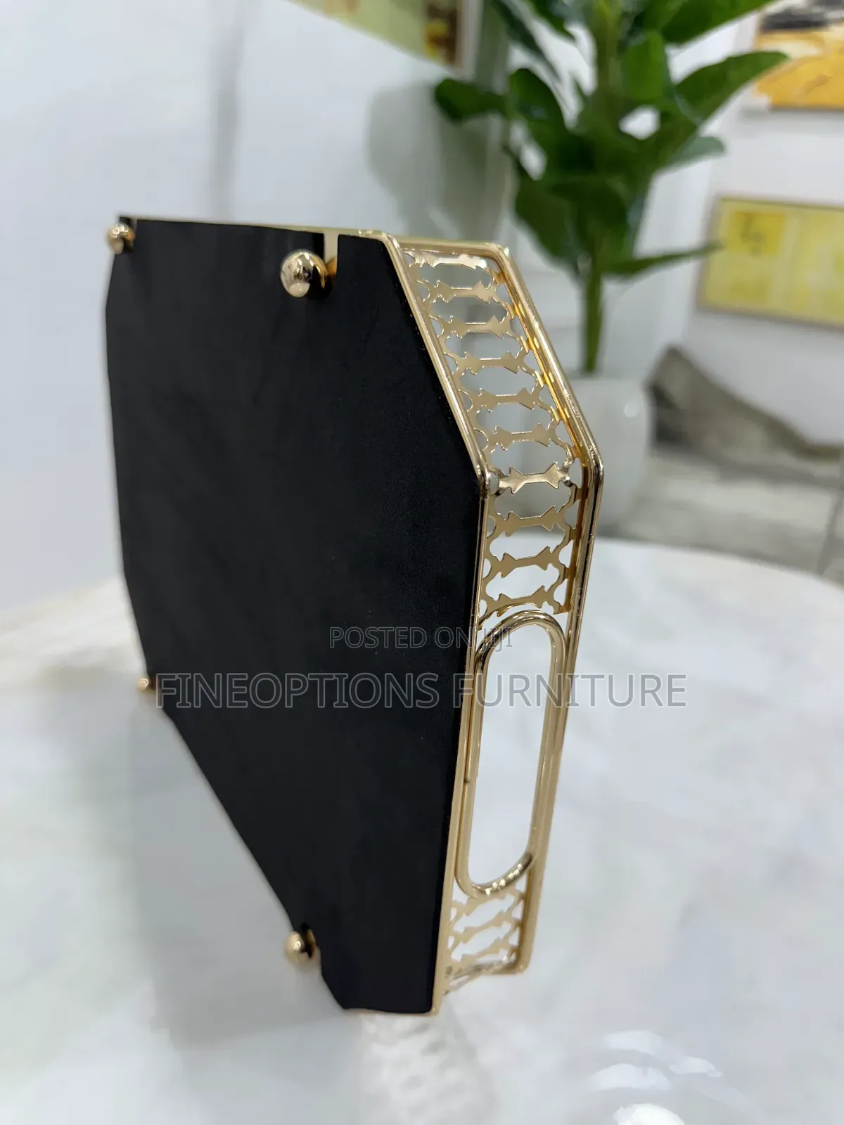 The Gilded Octagon Tray