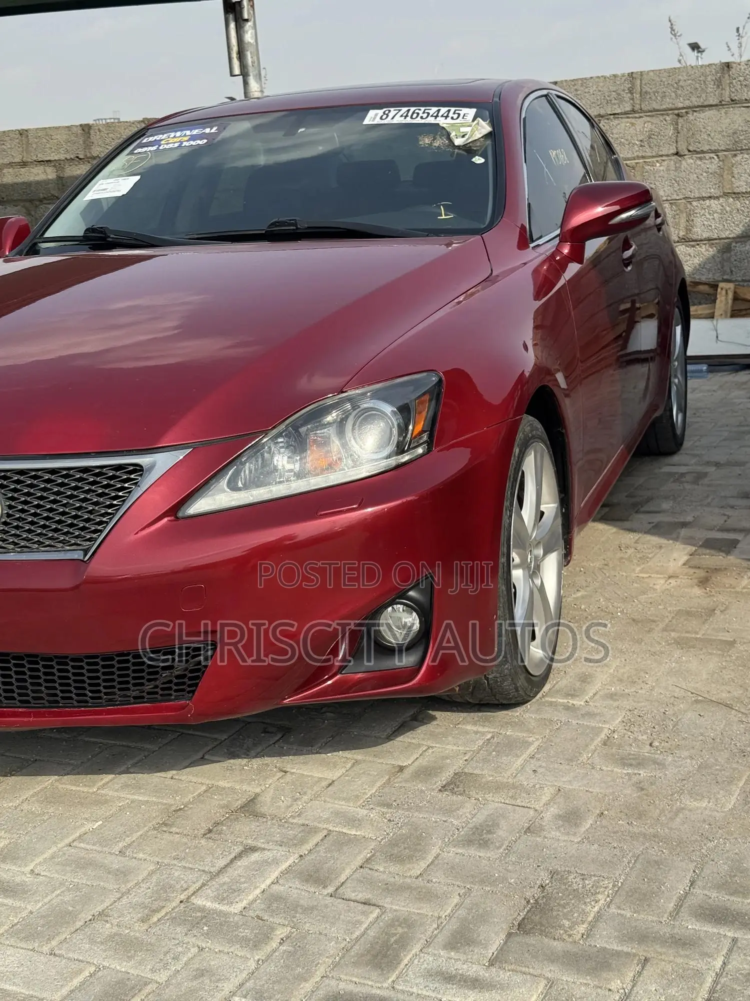 Lexus IS 350 2012 Red
