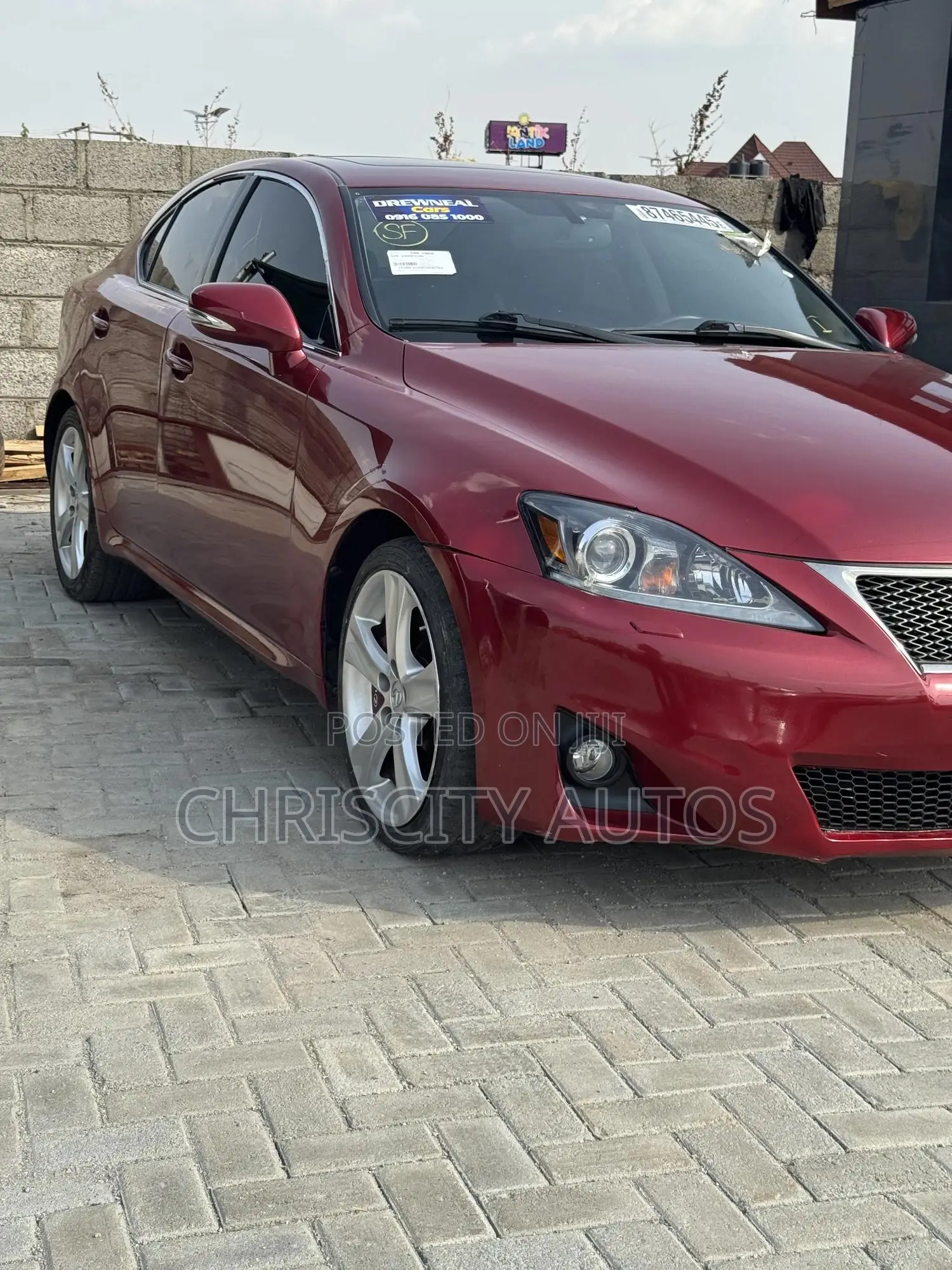 Lexus IS 350 2012 Red