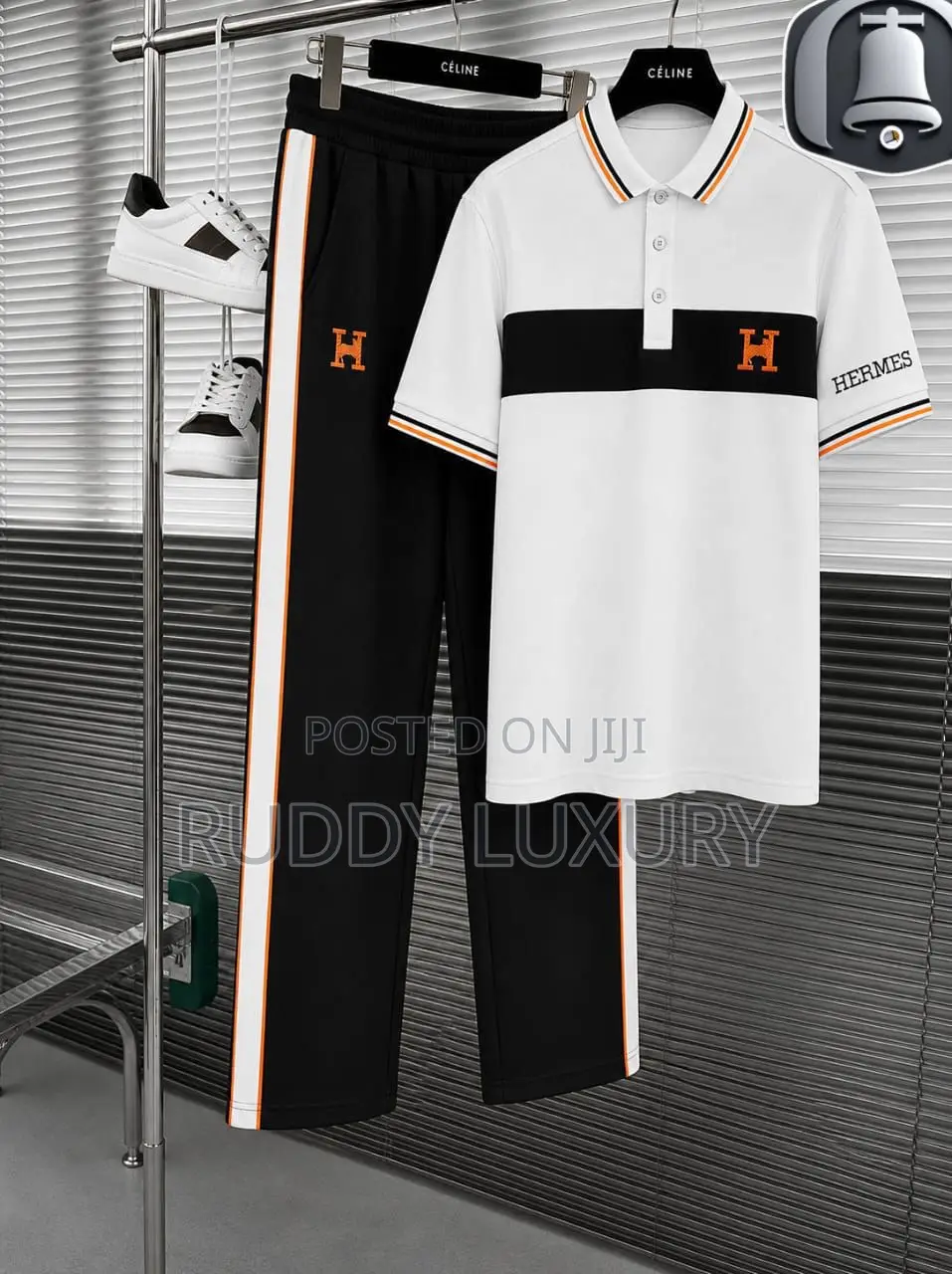 Hermès-Inspired Luxury 2-Piece Set