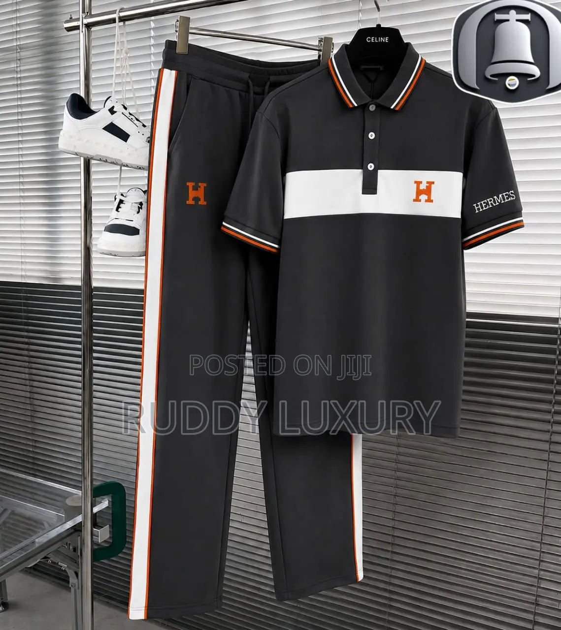 Hermès-Inspired Luxury 2-Piece Set