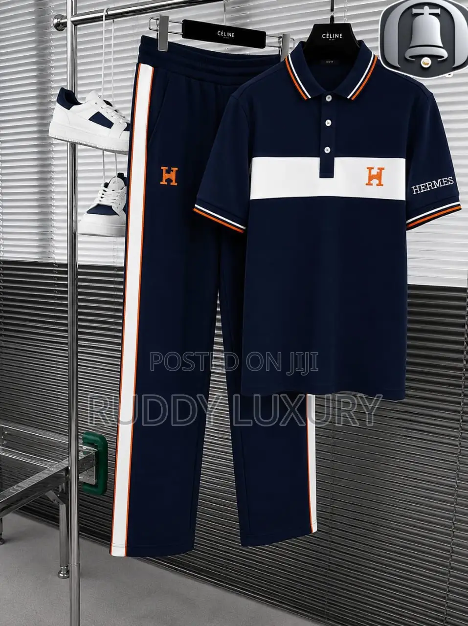 Hermès-Inspired Luxury 2-Piece Set